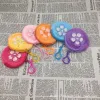 Creative children's coin purse, mini portable round zipper small bag, 2-yuan store street stall hot selling source Specification image